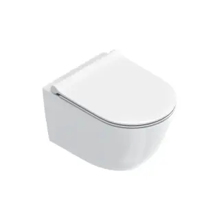 Catalano Sfera Унитаз подвесной 50x35см, безободковый, смыв Tornado, покрытие Cataglaze+, цвет: белый глянцевый