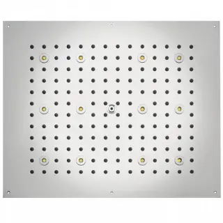BOSSINI DREAM-RECTANGULAR Верхний душ 570x470 мм, с 12 LED RGB, блок питания/управления, Cromoterapia, цвет: хром