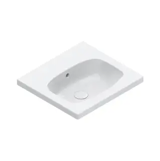 Catalano Alvea Раковина 50х46см., подвесная или на мебель, без отв., цвет: белый глянцевый.