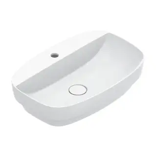 Catalano Alvea Раковина 60х40см., настольная или полувстраиваемая, с 1 отв., цвет: белый глянцевый