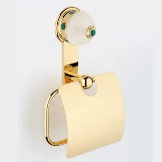 THG Cheverny Malachite Держатель туалетной бумаги, подвесной, цвет: золото