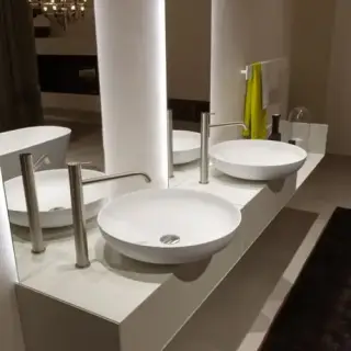 Antonio Lupi Verso Раковина 50х50х12 см, без отв., накладная, цвет: белый