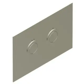 THG Клавиша смыва для унитаза, двойная, для инсталляций TECE, цвет: Matt Nickel