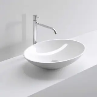 NOORTH milldue edition Раковина 58х42х12 см, без отв., накладная, цвет: белый