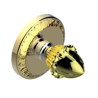 THG Malmaison metal Крючок одинарный, подвесной, цвет: полированное золото