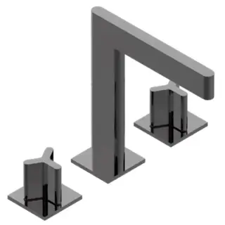 THG Icon-X Metal Смеситель для раковины, 3 отв., с донным клапаном,  цвет: Aranja