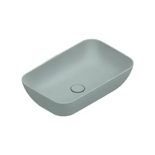 Catalano Green Раковина 60x38см накладная, без отв., цвет: Aqua Satinato