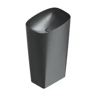 Catalano Green Раковина 55x38h85см, свободностоящая, без отв., слив в пол, цвет: черный матовый