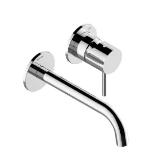 Bossini Teo Line Смеситель встраиваемый для раковины, излив 18,5 см, цвет: хром