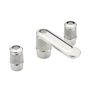 THG CORVAIR FIOR DI BOSCO Смеситель для раковины на 3 отверстия, с донным клапаном, цвет: хром