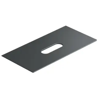 Catalano Столешница керамическая 100x50см, с отверстием , цвет: черный матовый