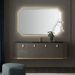 VITAGE milldue edition Dandy Комплект подвесной мебели 174х47хh46.1см, цвет: глянцевый Fango/Grafite