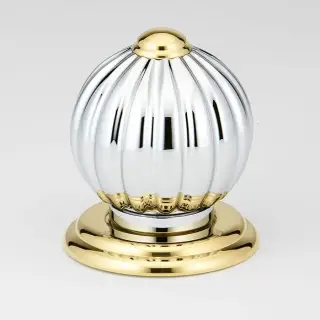 THG  Mandarine metal Вентиль смесителя для раковины, цвет: хром/золото