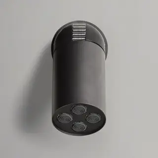 Antonio Lupi Azimut Настенная или потолочная душевая лейка, &Oslash; 8см, с регулируемым потоком, цвет: графит