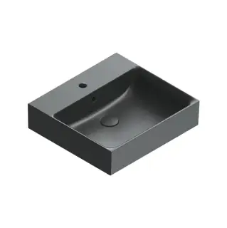 Catalano Premium Раковина 50x47см, с 1 отв., цвет: черный матовый