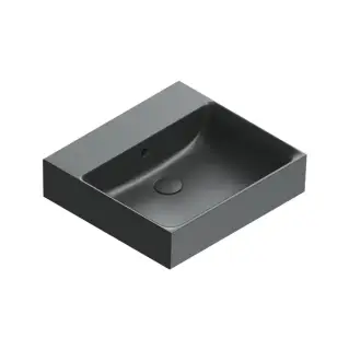 Catalano Premium Раковина 50x47см, без отв., цвет: черный матовый