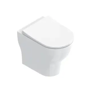 Catalano Sfera Унитаз напольный 52х35, безободковый, смыв Tornado, покрытие Cataglaze+, цвет: белый глянцевый