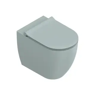 Catalano Sfera Унитаз напольный 54x35см, безободковый, смыв Tornado, покрытие Twinglaze+, цвет: Aqua Satinato