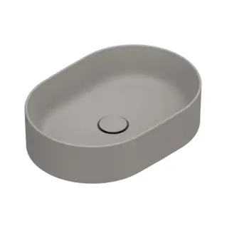 Catalano Zero Раковина 50x35см, накладная, без отв., без перелива, цвет: Tortora Satinato