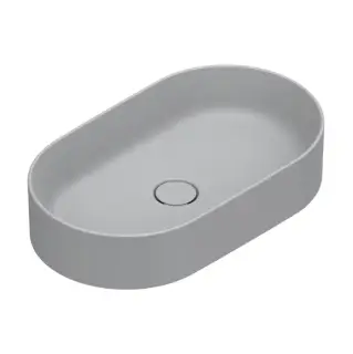 Catalano Zero Раковина 60х35см, накладная, без отв., цвет: Cemento Satinato