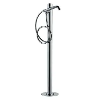 Bossini Nobu Смеситель прогрессивный напольный д/ванны, высота 103 см х &Oslash; 54 mm., цвет: нержавеющая сталь