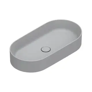 Catalano Zero Раковина 70х35см, накладная, без отв., без перелива, цвет: Cemento Satinato