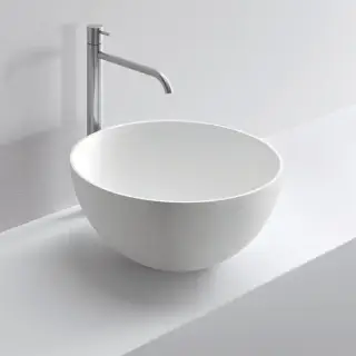 NOORTH milldue edition Раковина 45x20 см, без отв., накладная, цвет: белый