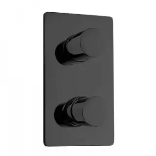 Bossini Oki Смеситель для душа, встраиваемый, с девиаторм 1/2/3/4/5, цвет: черный матовый