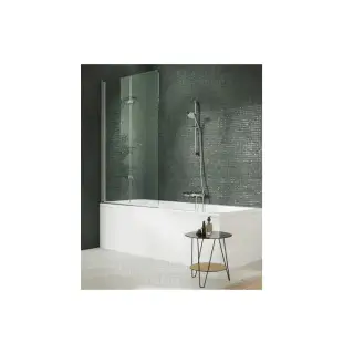 Шторка на ванну HUPPE Design Pure 8P2302.092.322 хром/прозрачное стекло с покрытием Anti-Plaque