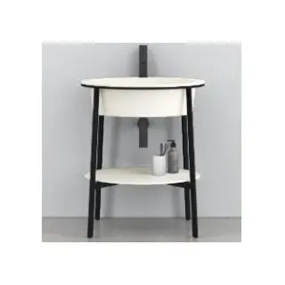 Консоль для ванной комнаты Cielo CATINO CASTO.NM Matt Black