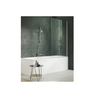 Шторка на ванну HUPPE Design Pure 8P2402.092.322 хром/прозрачное стекло с покрытием Anti-Plaque