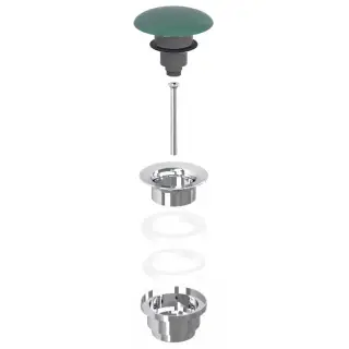 Донный клапан Cielo PIL01.SM SMERALDO/хром