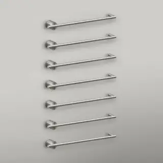 Полотенцесушитель электрический CEA EQUILIBRIO EQB07S = TRS01+SEL01(x7шт.) матовая сталь