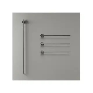 Полотенцесушитель электрический CEA EQUILIBRIO EQB44KDS = TRS01+SEL01(x3шт.)+SEL02 BLACK DIAMOND SATIN