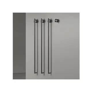 Полотенцесушитель электрический CEA EQUILIBRIO EQB33KDS = TRS01+SEL02(x3шт.)+BOT03 BLACK DIAMOND SATIN