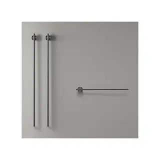 Полотенцесушитель электрический CEA EQUILIBRIO EQB63KDS = TRS01+SEL01+SEL02(x2шт.) BLACK DIAMOND SATIN