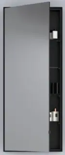 Зеркальный шкаф Cielo Simple Tall Box SPSTB.NM матовый черный