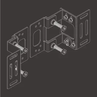 Крепеж для встраиваемой части смесителя