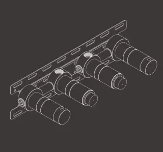 Встраиваемая часть смесителя