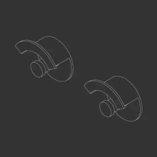 Крючок CEA LUTEZIA LTZ100S сталь матовая