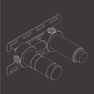 Встраиваемая часть смесителя