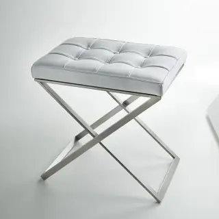 3SC Lino & Lone Стульчик для ванной, цвет: Matt Satin Nickel LONE-C/NX/01