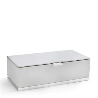 3SC Snowy Коробочка универсальная, 25х13хh8см, с крышкой, настольная, цвет белый матовый SN49ABO