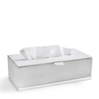 3SC Snowy Контейнер для бумажных салфеток, 25х13хh8 см, настольный, цвет белый матовый SN70ABO
