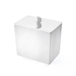 3SC MooD Баночка универсальная, 10х10х7 см, настольная, цвет белый мат. MW48ABO