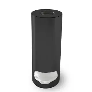 3SC Metal TonDa Контейнер для ватных дисков, настольный, цвет: черный матовый MET47ANO