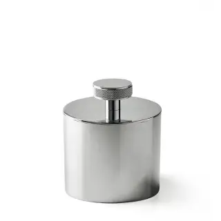 3SC Metal TonDa Баночка универсальная, D8хh9 см, с крышкой, настольная, цвет хром MET46ASL