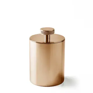 3SC Metal TonDa Баночка универсальная, D8хh13 см, настольная, цвет oro rosa Lucido MET49AGDR