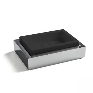 3SC SK 3.0 Мыльница с керамической чашей, подвесная, цвет: хром SK01SL.NO