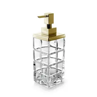 3SC Palace Дозатор для жидкого мыла, настольный, цвет: золото Lucido PA01DACRGD